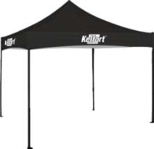 Afbeeldingen van Kelfort doorwerktent - 3x3 meter - stalen frame zwart