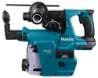 Afbeeldingen van Makita Combihamer met stofafzuiging DHR242ZJW - 18v - in Mbox 