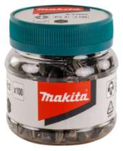 Afbeeldingen van Makita Schroefbit PZ2x25mm pot 100 st B-24882