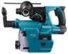 Afbeeldingen van Makita Combihamer met stofafzuiging DHR242ZJW - 18v - in Mbox 