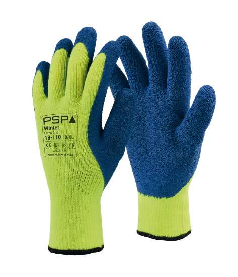 Afbeeldingen van PSP 18-110 handschoen winter latex mt.09