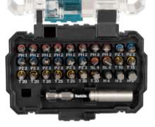 Afbeeldingen van Makita slagschroefbitset E-13552 - 31 delig - 25mm 1/4''