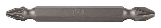 Afbeeldingen van Makita dubbele Schroefbit - PZ2x65mm - 100 stuks in pot 