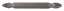 Afbeeldingen van Makita dubbele Schroefbit - PZ2x65mm - 100 stuks in pot 