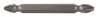 Afbeeldingen van Makita dubbele Schroefbit - PZ2x65mm - 100 stuks in pot 