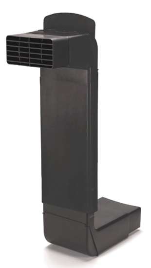 Afbeeldingen van Vloerventilatiekoker wf zwart      0291122