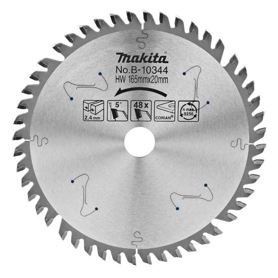 Afbeeldingen van Makita Zaagb Corian 165x20x2,4 48T 5g B-10344
