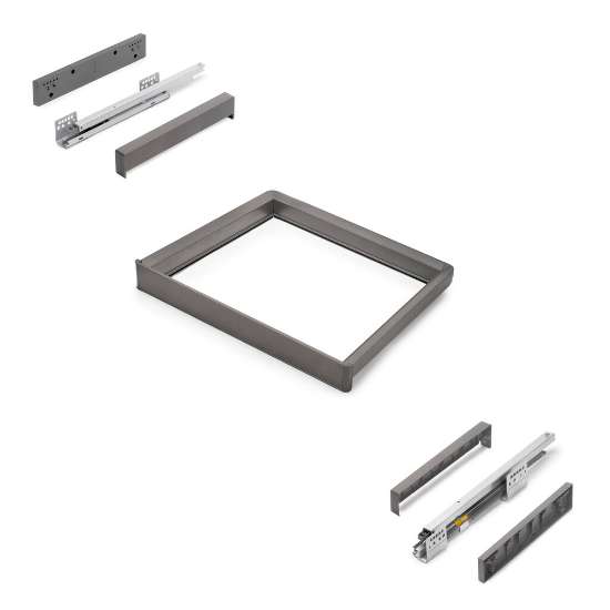 Afbeeldingen van Quartz frame - 440mm M60 titanium (562-588mm)