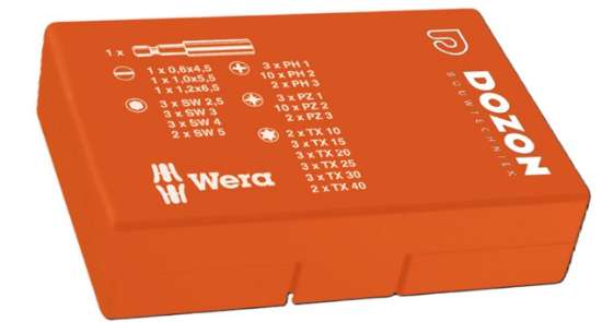 Afbeeldingen van Dozon / Wera bitset Bit-Safe 61 Universal 3
