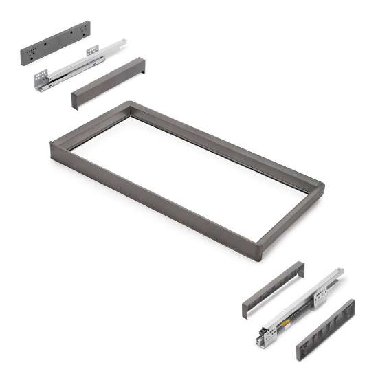 Afbeeldingen van Quartz frame - 715mm titanium (837-863mm)