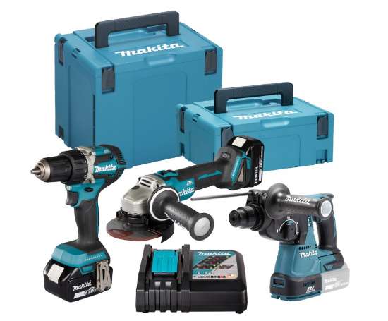 Afbeeldingen van Makita combiset 3 machines DLX3197JX1 18V