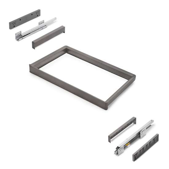 Afbeeldingen van Quartz frame - 590mm titanium (712-738mm)