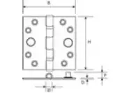 Afbeelding voor categorie Kogellagerscharnieren SKG**